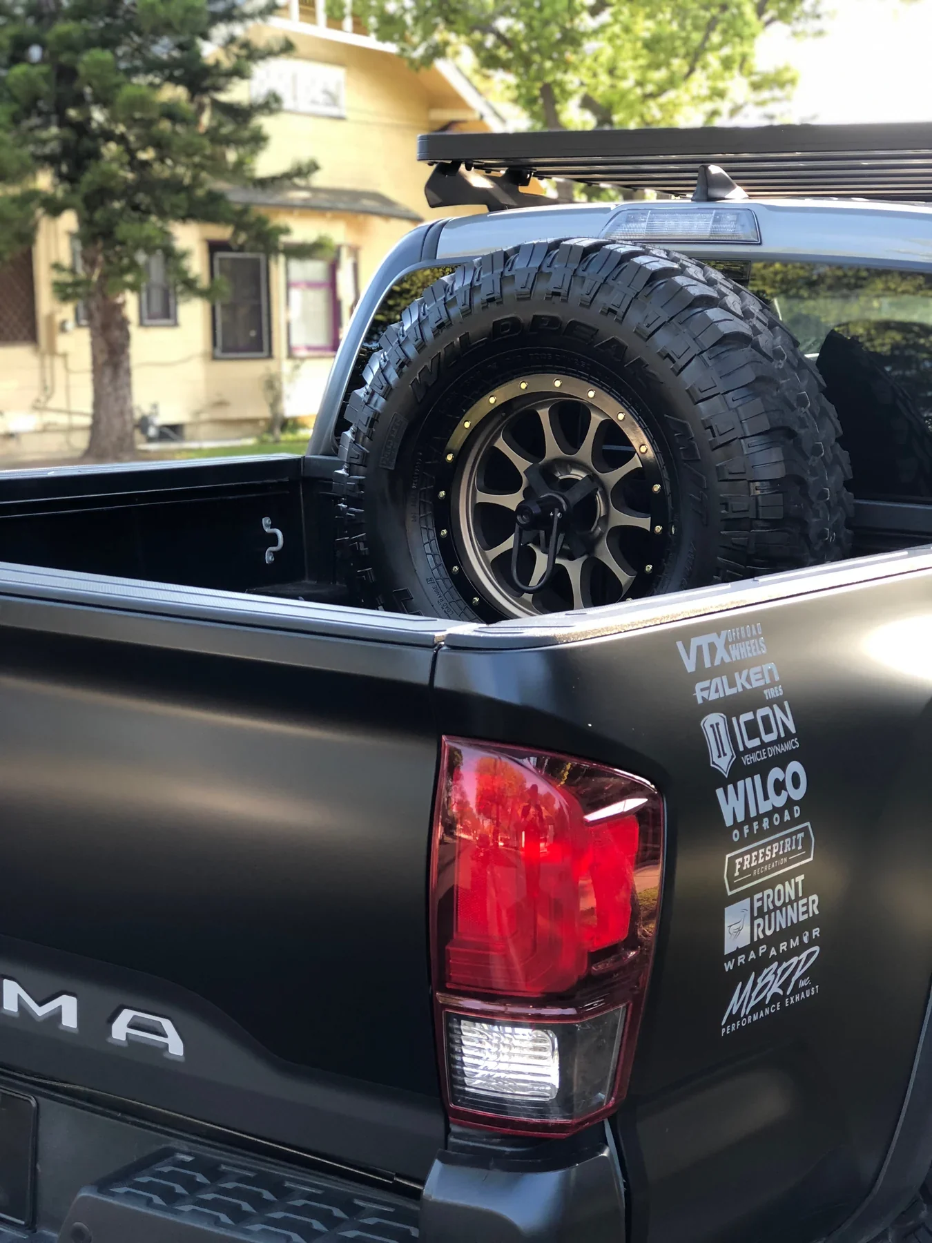 Bed Rail Tire Carrier - Blemished - Image 2